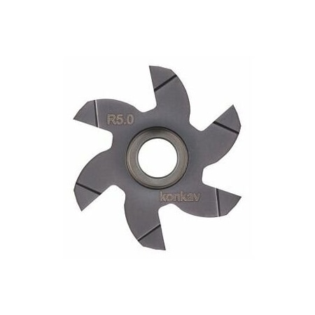 Garant Radius Milling Insert, Reverse Machining, 5mm Radius 217282 5