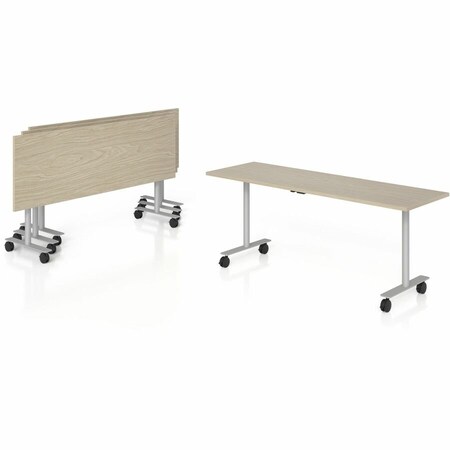 Groupe Lacasse Table, Rectangular, Mobile, 60inWx30inDx29inH, Musta LAST1SMRCF306TT