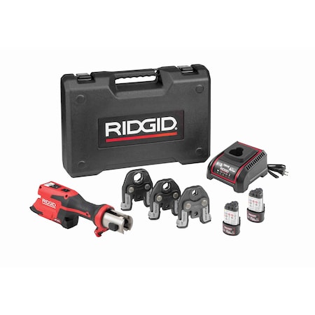 Ridgid RP 251 Compact Cordless Press Tool Kit, For 1/2 in to 1-1/2 in 12 V 78158