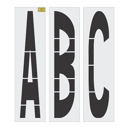Rae IndividualStencil, LetterSet, LDPE, 26pcs 4370-084
