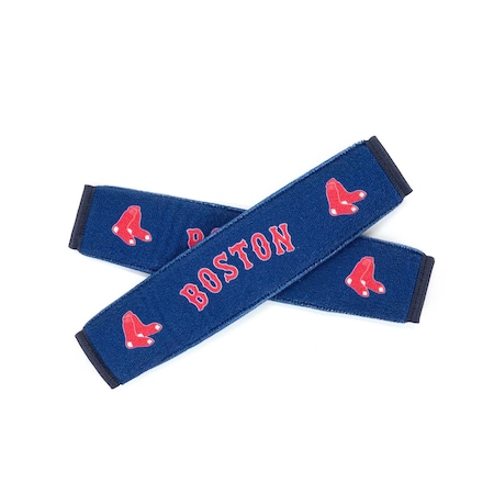 Coverking SEAT BELT PADS WITH BOSTON RED SOX LOGO H9W4FY