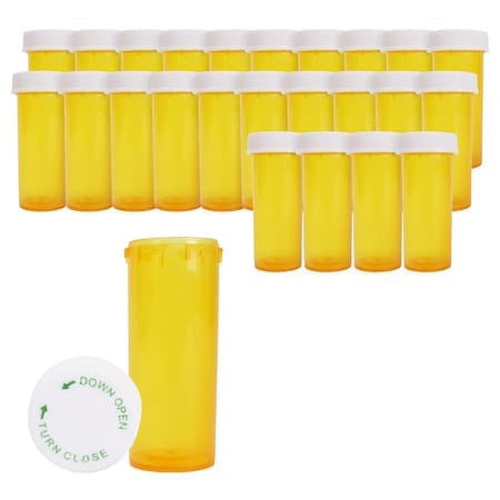 Oasis Amber Prescription Vial, 8 Dram, 25PK VIAL8DZX25