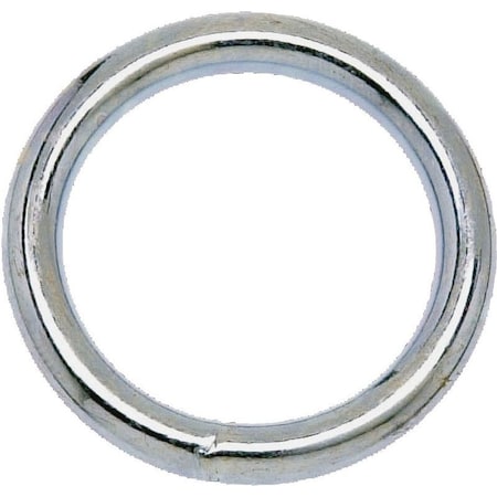 Campbell Chain & Fittings Welded Ring, 200 lb Working Load, 2 in ID Dia Ring, #7B Chain, Steel T7665001