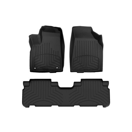 Weathertech Black, Front and Rear FloorLiner HP 44632-1-2IM