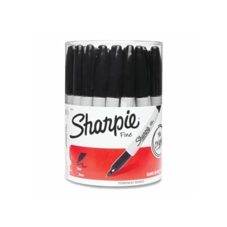 Sharpie Fine Tip Permanent Marker, Black, 36 Bulk 652-35010