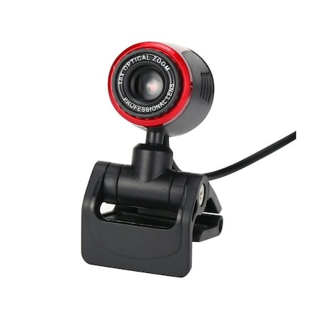 Sanoxy 1080P HD Webcam USB Computer Web Camera For PC Laptop Desktop With Microphone Sanoxy-WBCM-red