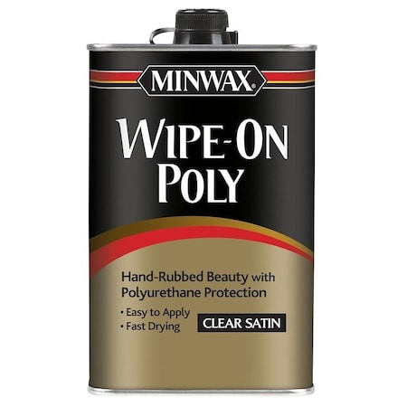Minwax Polyurethane, Liquid, Clear, 1 qt, Can 60910000