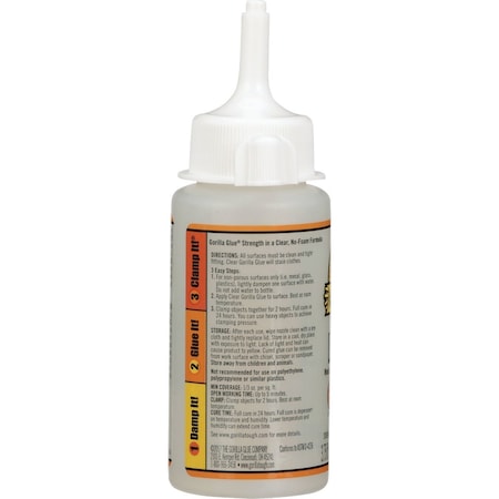 Gorilla Glue 3.75 Oz. Clear All-Purpose Glue 4537502