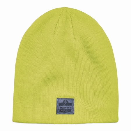 Ergodyne N-Ferno 6812 Rib Knit Beanie, Acrylic, One Size Fits Most, Lime 16813