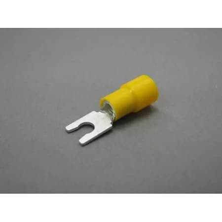 Nichifu Eco-Friendly Polycarbonate Insulated Locking Spade Terminals TMEX 5.5LY-5S-YEL