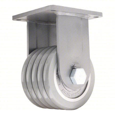 Hamilton Plate Caster, Rigid, Polyurethane, 11"H R-ZFMD-85SWC95