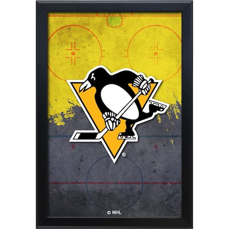 Holland Bar Stool Co Pittsburgh Penguins 15.75 in. x 23.5 in. LED Snap Frame Lightbox by Company LBSnap