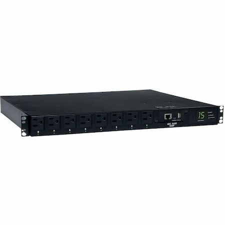 Eaton Tripp Lite Series 1.4kW Single-Phase Switched Automatic Transfer Switch PDU, 2 120V 5-15P 15A PDUMH15ATNET