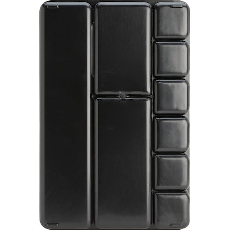 Lorell Drawer Organizer, Black, Plastic LLR60006