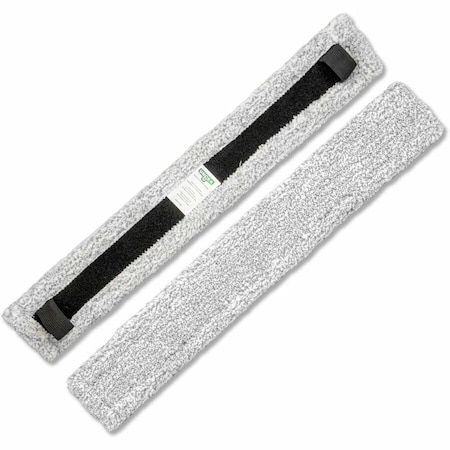 Unger Washing Pad, Microfiber, 18" L, Push In VEP45