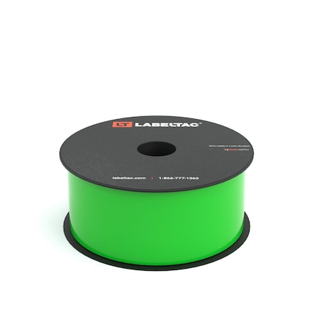 Labeltac LabelTac 4 and Pro Model High Performance 10-Year Vinyl Supply 2in x 150ft, Hi-Vis Green LT222HP