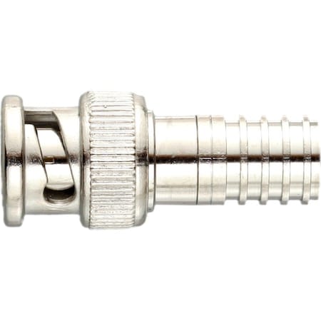 Gem By Triplett RG59 BNC Male Uni, Crimp, 75 Ohm, PK10 301-75-2TP
