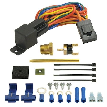 Derale 16735 180 degree Premium Universal Single-Stage Thermostat Controller D65-16735