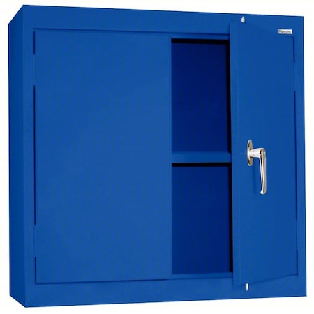 Sandusky Shelf Cabinet, 26 in H, 30 in W, 12 in D, Swing, 3-point lock system, 1 Shelves WA11301226-06