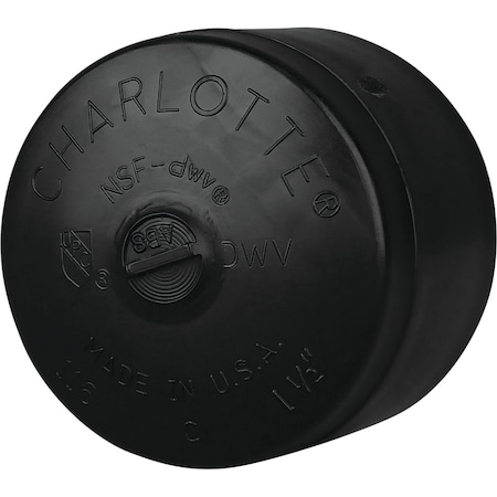Charlotte Pipe And Foundry 1-1/2'' Hub ABS Cap ABS 00116 0600HA