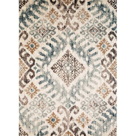 United Weavers 5 ft. 3 in. x 7 ft. 2 in. Bridges Verrazano Area RugBlue 3001 00260 58