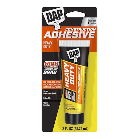 Dap Heavy Duty Construction Adhesive 3 oz 7079800160