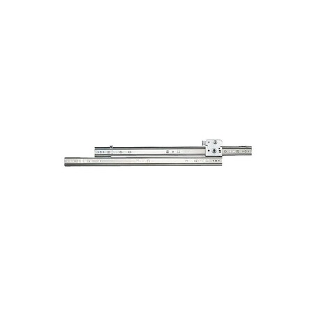 Knape & Vogt Drawer Slide, 75 lb, 22 in L Rail, 1/2 in W Rail, Steel, Zinc Pair 1300PZC22