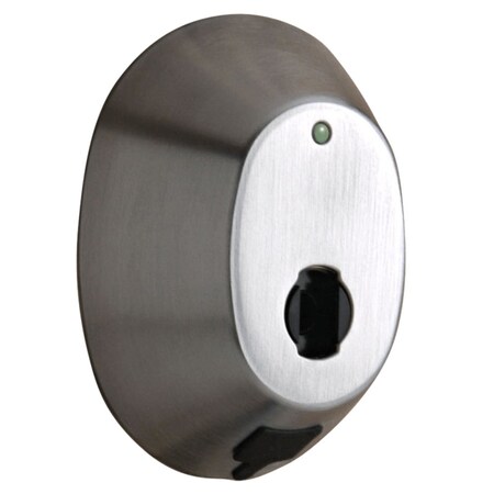 Dormakaba InSync Battery Operated Cyl Latch and Deadbolt Lock, Unit, Troy Lever, RH, Satin Chrome RI6100S-26D