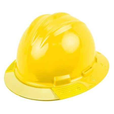 Bullard Hard Hat, Front Brim, AboveView, Yellow AVYLRY