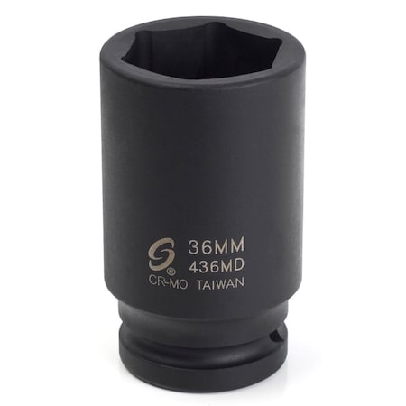Sunex 3/4 in Drive 36Mm Deep Impact Socket 436MD