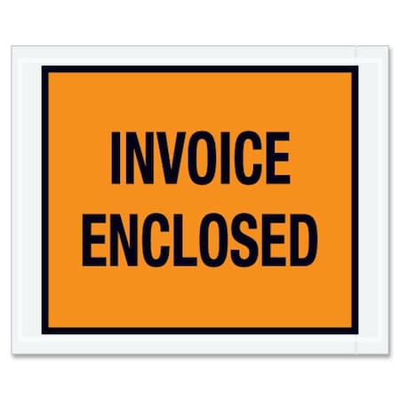 Zoro Select Invoice Envelope, Orange, PK1000 PL17