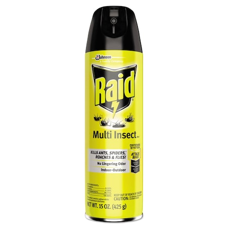 Raid Multi Insect Killer, 15 oz Aerosol Spray 300819EA