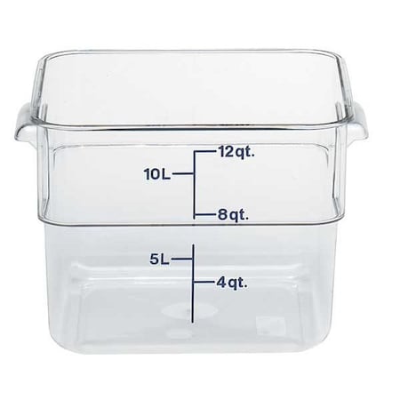 Cambro Food Storage Containers, PK 6 CA12SFSCW135
