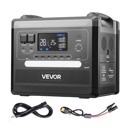 Vevor Portable Power Station Solar Generator 2400W 2160Wh with 10 Output Ports Q2400Pro