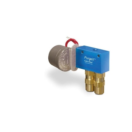 Oil-Rite PurgeX for Oil Dispensing - Motor Operated Powered by 120V/60Hz with 2 Feeds - 6 RPM, Bracket B3429-B2B120606