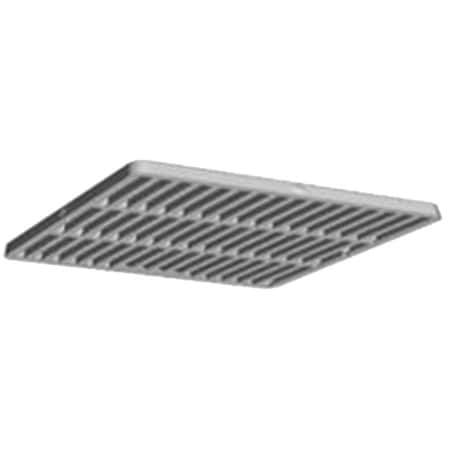 Nds 1211 Drain Grate, 12 in Dia, 1134 in L, 1134 in W, Square, 38 in Grate Opening, HDPE, Black 1211-AST