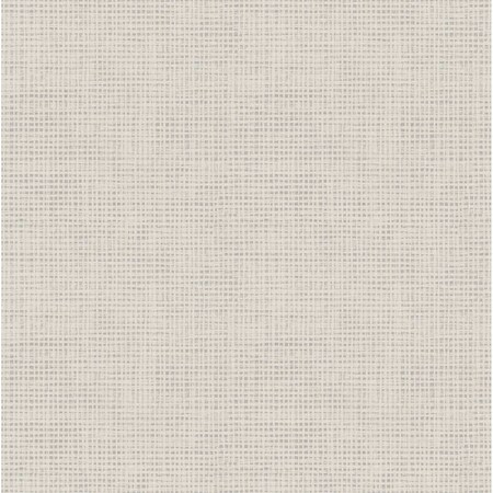 Chesapeake Nimmie Light Grey Basketweave Wallpaper 3123-10010