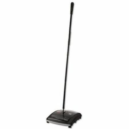 Rubbermaid Commercial Brushless Mechanical Sweeper, 44" Handle, Black/Yellow FG421588BLA