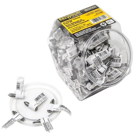 Eazypower 003315 Insert Bit, No 2 Drive, Phillips Drive, 1/4 in Hex Shank, Chrome Vanadium Molybdenum Steel 3315