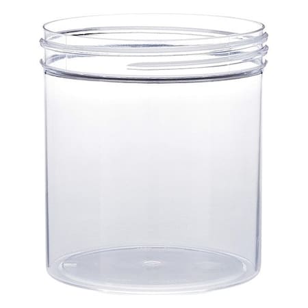 Qorpak Laboratory Jar, Colorless, 98.93 mm H, PK80 PLA-03360