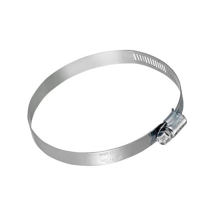 Lambro Worm Gear Clamp, 6 in Duct, Clamping Range: 5-5/8 to 6-1/2 in, Steel, Zinc 381