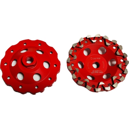 Vantage Product E Segmented Cup Wheel, Concrete Cutting, 5', Soft VSEG510A1HT