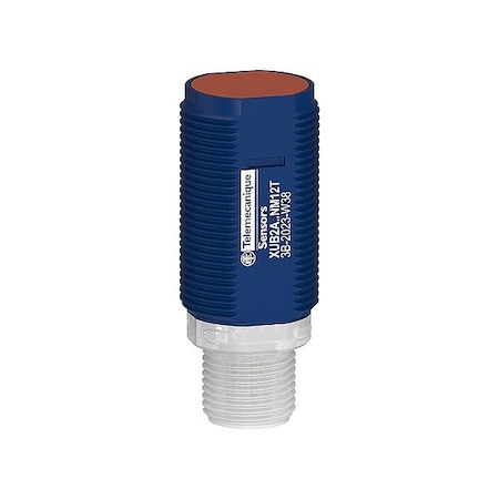 Telemecanique Sensors Through-Beam Photoelectric Sensor, M12, Cylindrical, Transmitter XUB2AKXNM12T