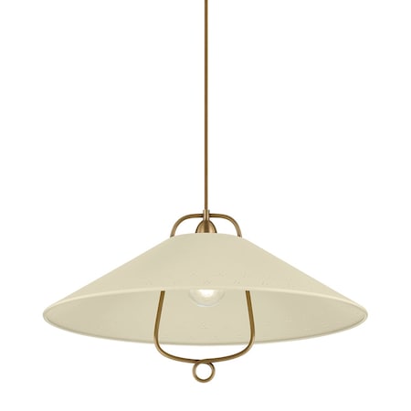 Hudson Valley Lighting Pawley Pendant in Historic Bronze/Soft Sand by Cortney Bishop CB8624-HB/SSD