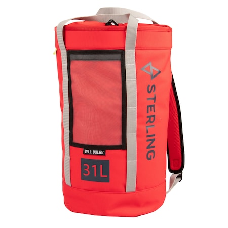 Sterling Carrier Rope Bag Medium 31L, Red SCRB-31L-RD