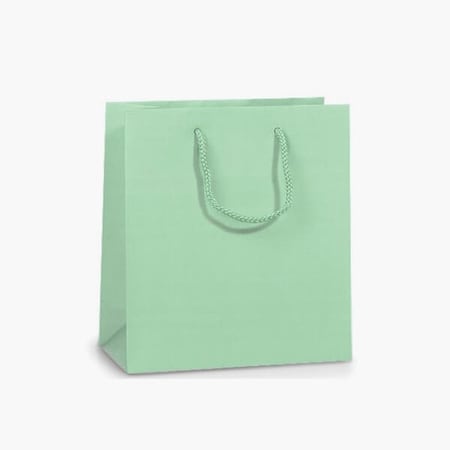 Nashville Wraps Aqua Matte Gift Bags, Jewel 6.5x3.5x6.5, 10PK MTJMAQ