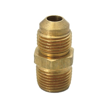 Swivel 0.375 x 0.5 in. MPT Dia. Brass Flare Connector, 10PK SW1677794