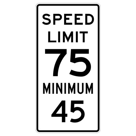 Sign Solutions Usa Traffic Sign, 24 in Width, Aluminum Sign, Vertical Rectangle DUS06DWT2448R2-4a754