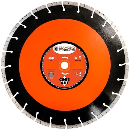 Diamond Heavy Duty Orange High-Speed Blade 16" X .125 X 1" LYFC 82549