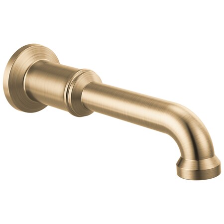 Delta Broderick Non-Diverter Tub Spout In Lumicoat Champagne Bronze RP103402CZPR